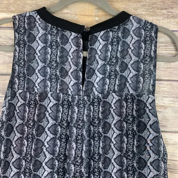 Rachel Rachel Roy Dress Black Snakeskin Look M - Picture 6 of 7